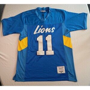 Deandre Hopkins High School Football Jersey Lions Headgear XL Blue Yellow 11